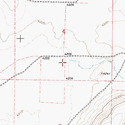 Topographic Map of Standcliff Creek, OR