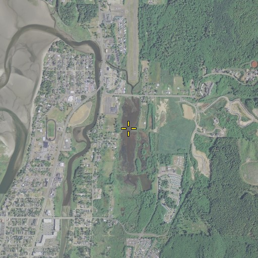 Aerial/Satellite Image of Stanley Lake, OR