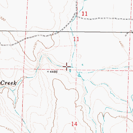 Topographic Map of Star Creek, OR