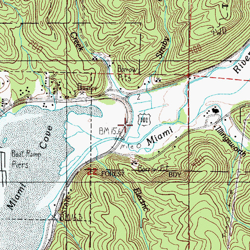 Topographic Map of Struby Creek, OR