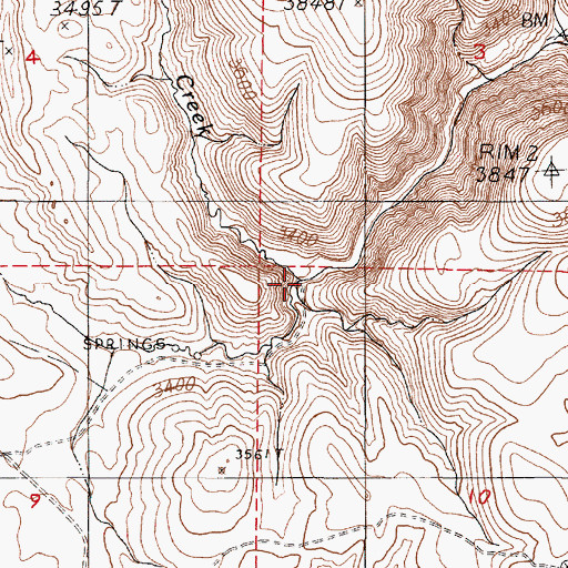 Topographic Map of Swede Flat Creek, OR