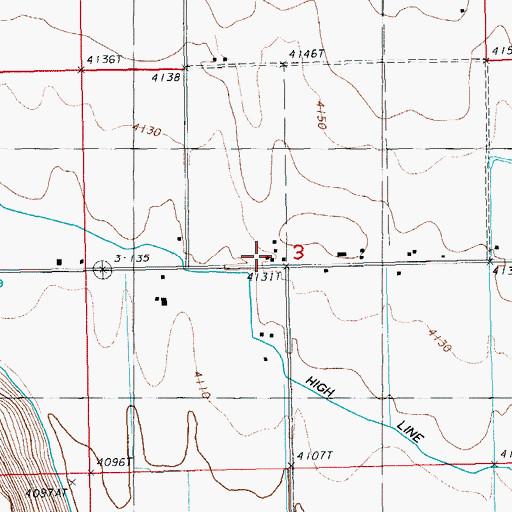 Topographic Map of T Canal, OR