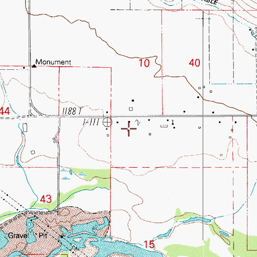 Topographic Map of Table Rock School, OR