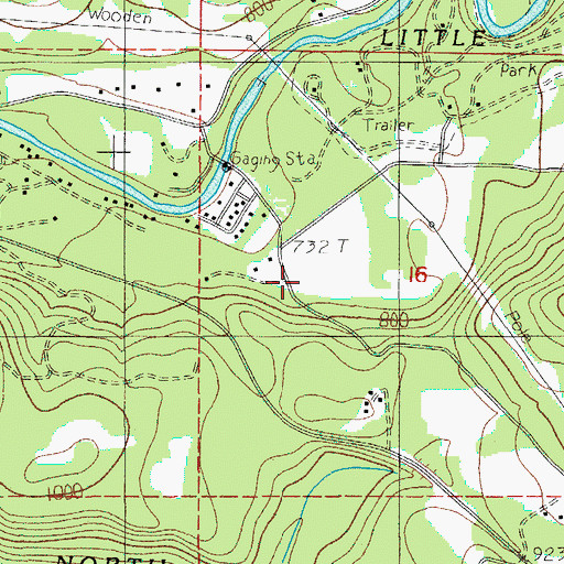 Topographic Map of Taylor Grove, OR