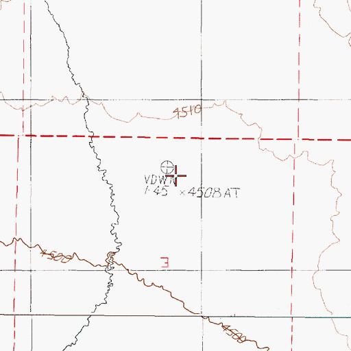 Topographic Map of Tenmile Creek, OR