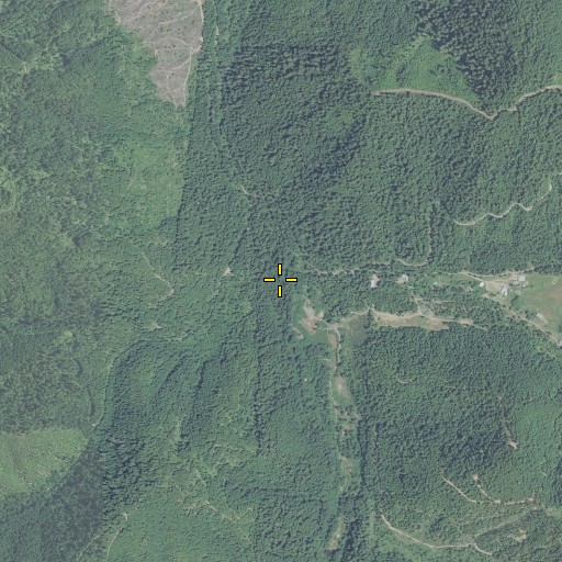 Aerial/Satellite Image of Tennessee Gulch, OR
