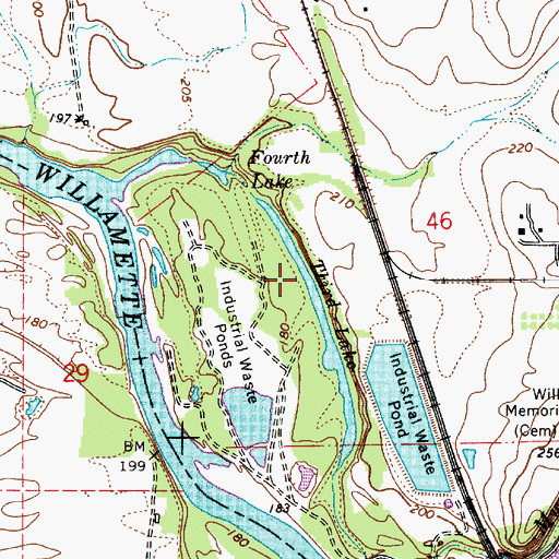 Topographic Map of Third Lake, OR
