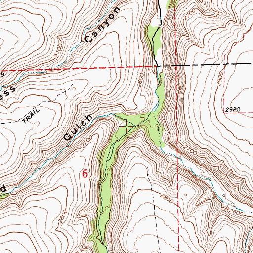 Topographic Map of Thorn Hollow, OR