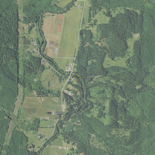 Aerial/Satellite Image of Thorne Bridge, OR