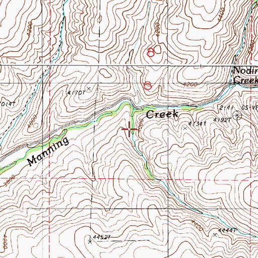 Topographic Map of Timber Gulch, OR