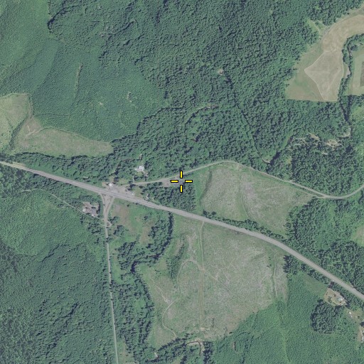 Aerial/Satellite Image of Timber Substation, OR