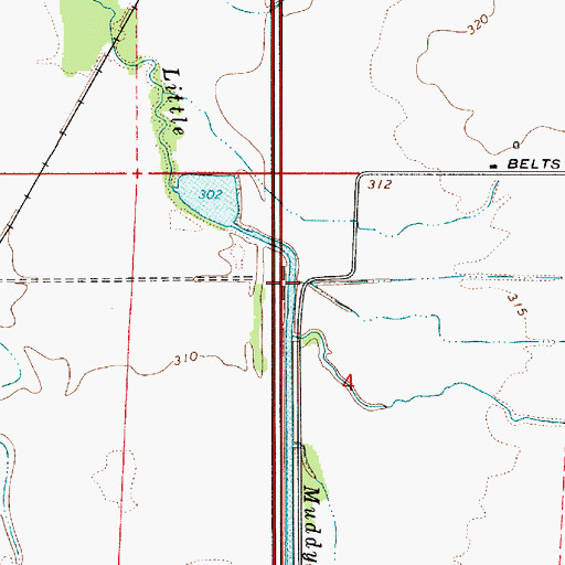 Topographic Map of Tub Run, OR