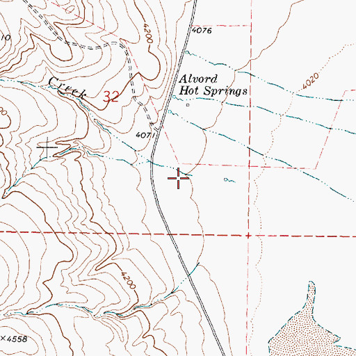 Topographic Map of Tuffy Creek, OR