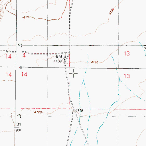 Topographic Map of Twelvemile Creek, OR