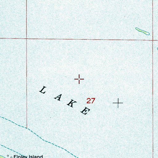 Topographic Map of Wheeler Lake, AL