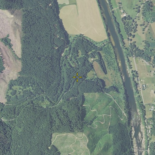 Aerial/Satellite Image of Tyee Camp, OR