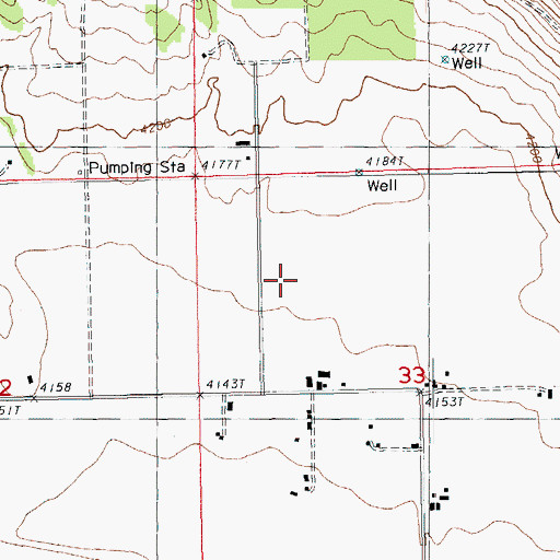 Topographic Map of V Canal, OR