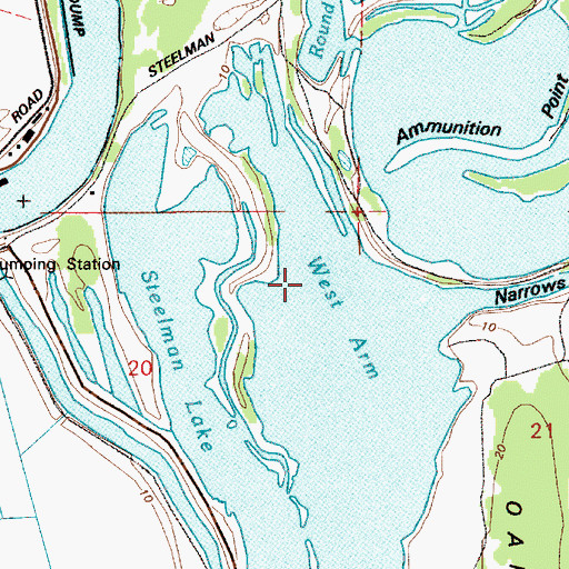 Topographic Map of West Arm, OR