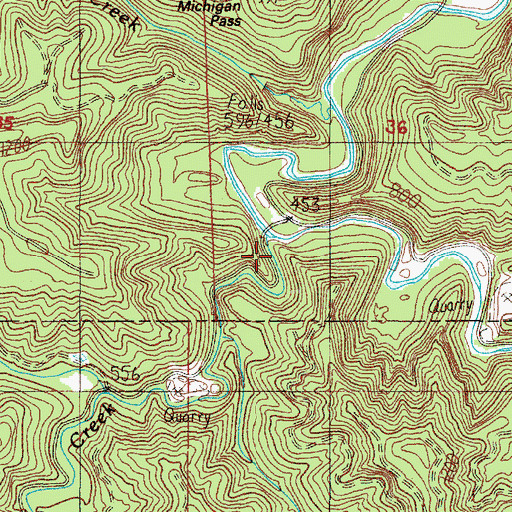 Topographic Map of West Fork Lake Creek, OR