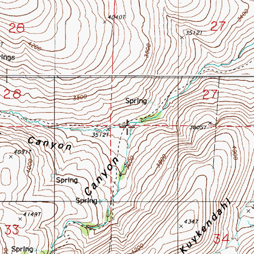 Topographic Map of West Fork Upper Timber Canyon, OR