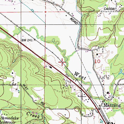 Topographic Map of Whitcher Creek, OR