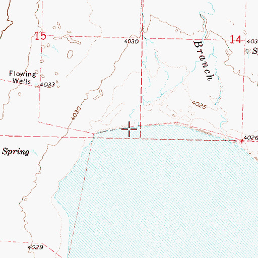 Topographic Map of Wildhorse Creek, OR