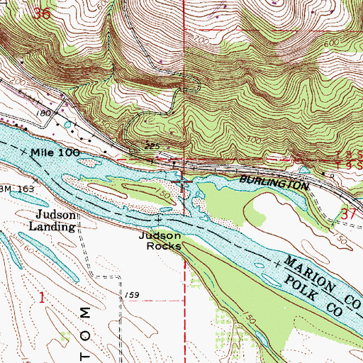 Topographic Map of Wilkerson Creek, OR