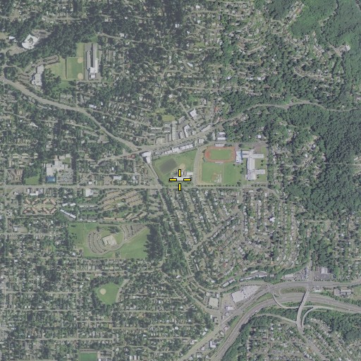 Aerial/Satellite Image of Rieke Elementary School, OR