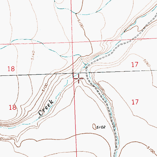 Topographic Map of Windy Hollow Draw, OR