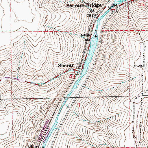 Topographic Map of Winter Water Creek, OR