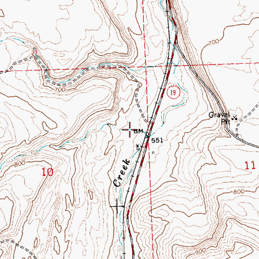 Topographic Map of Nonose Creek, OR