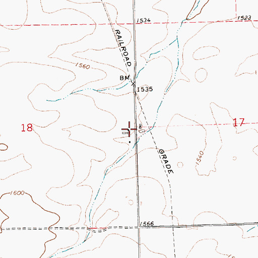 Topographic Map of Sandon, OR