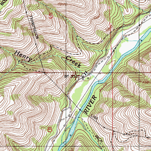Topographic Map of Fruita, OR