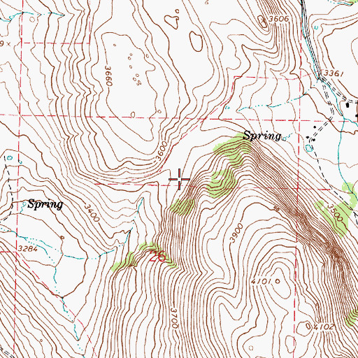 Topographic Map of Draper Creek, OR