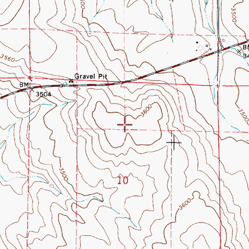 Topographic Map of Owenby Hill, OR