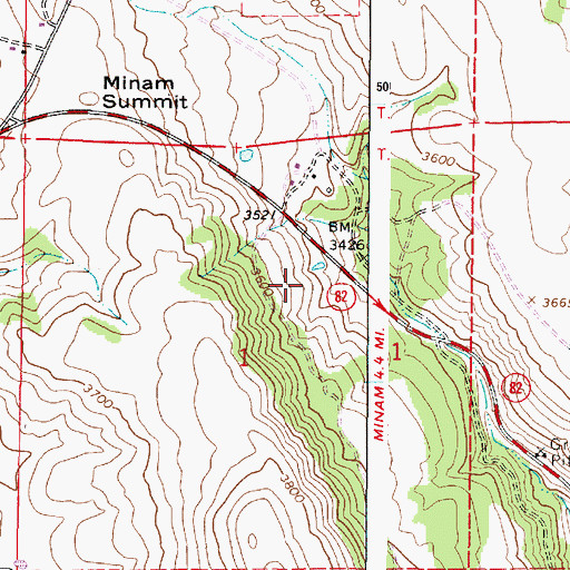 Topographic Map of Waller Reservoir 3, OR