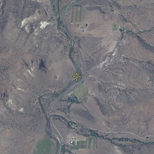 Aerial/Satellite Image of Gus Creek, OR