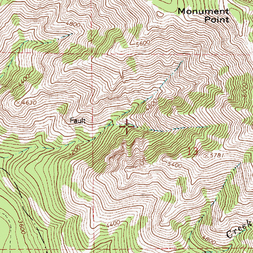 Topographic Map of Coyote Spring, OR