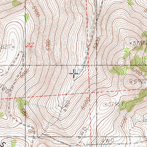 Topographic Map of Swale Reservoir, OR
