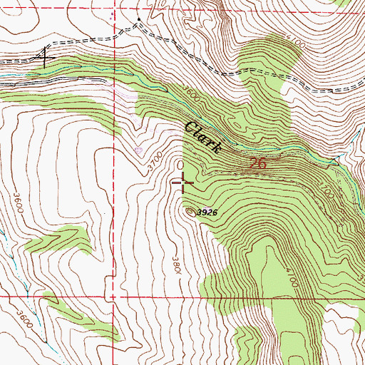 Topographic Map of Johnson Spring, OR