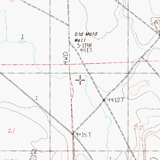 Topographic Map of Mud Springs Creek, OR