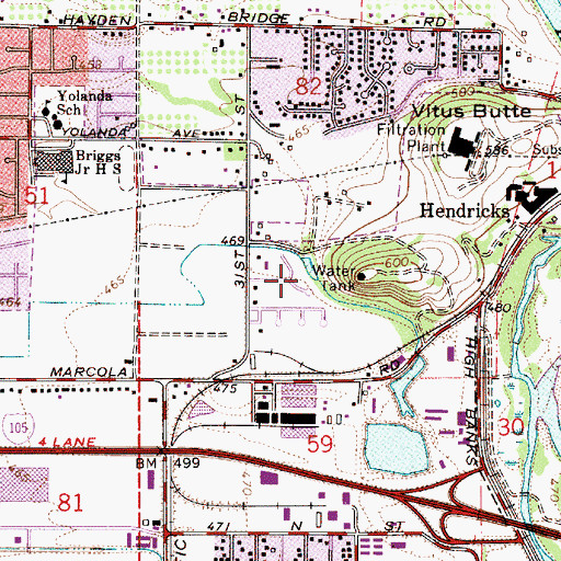 Topographic Map of Irving Slough, OR