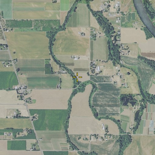 Aerial/Satellite Image of Marshall Slough, OR