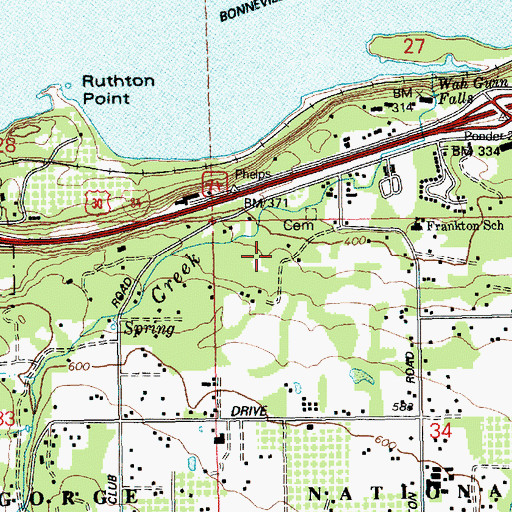 Topographic Map of Smith Spring, OR