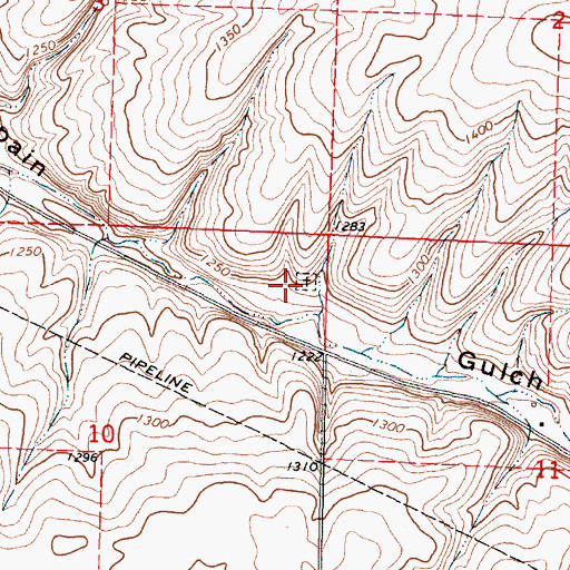 Topographic Map of Despain Gulch Cemetery, OR