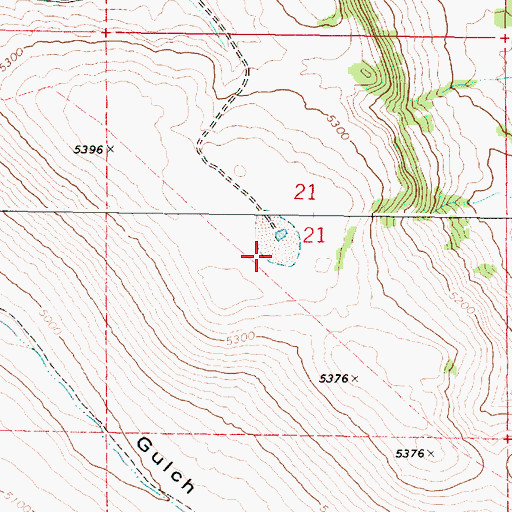 Topographic Map of Lake Pit, OR