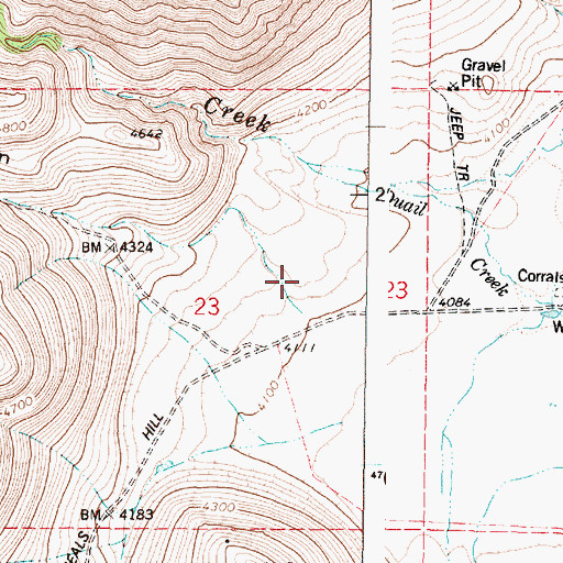 Topographic Map of Road Canyon Creek, OR
