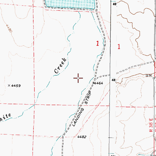 Topographic Map of Easterday Ditch, OR