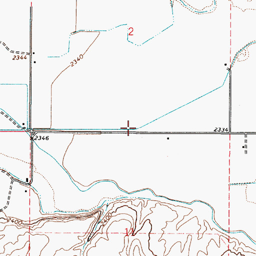 Topographic Map of Biggs Ditch, OR