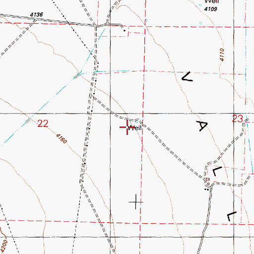 Topographic Map of McLean Well, OR